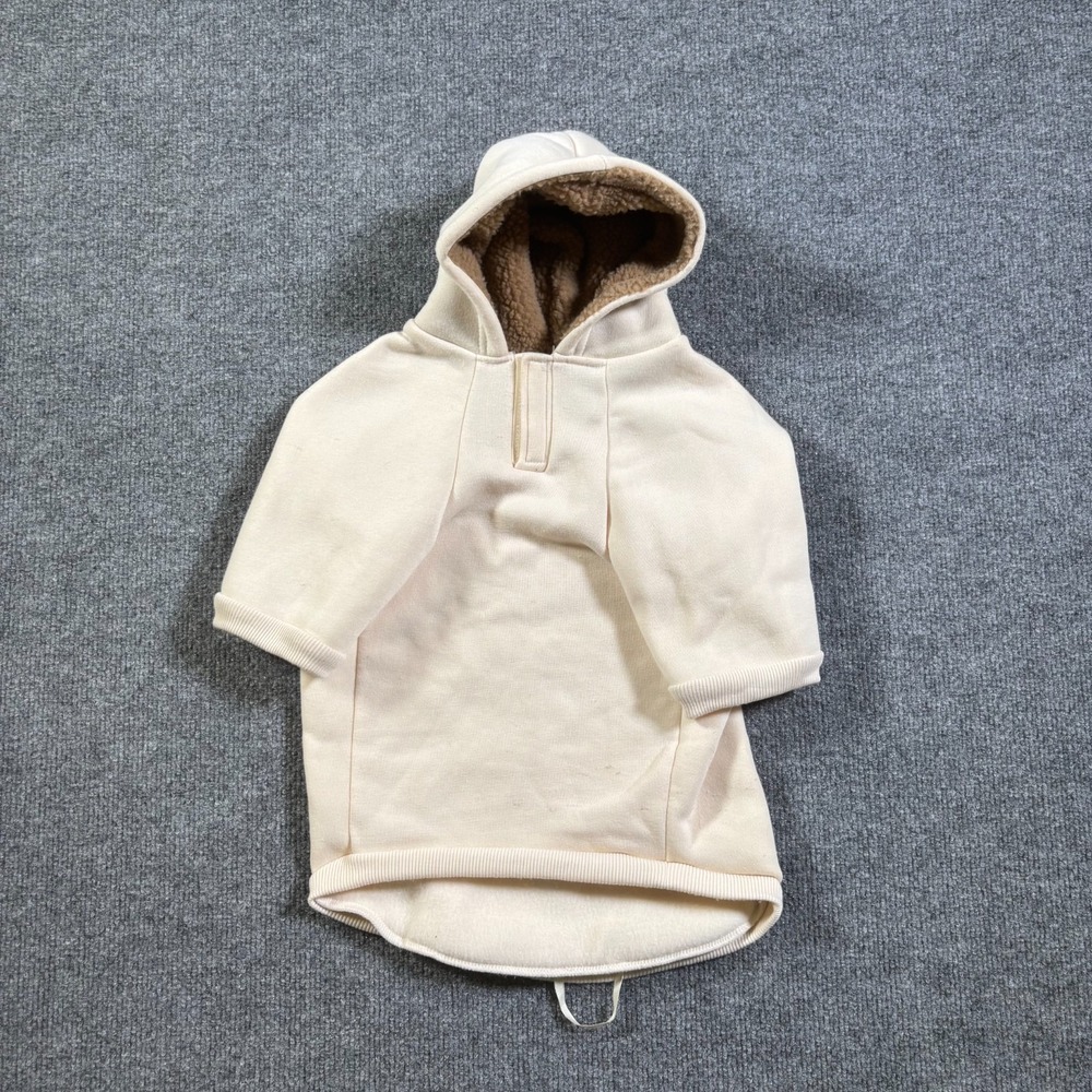 Top Paw Hoodie Dog Large White Polyester Sherpa-Lined Raglan Performance 5331802